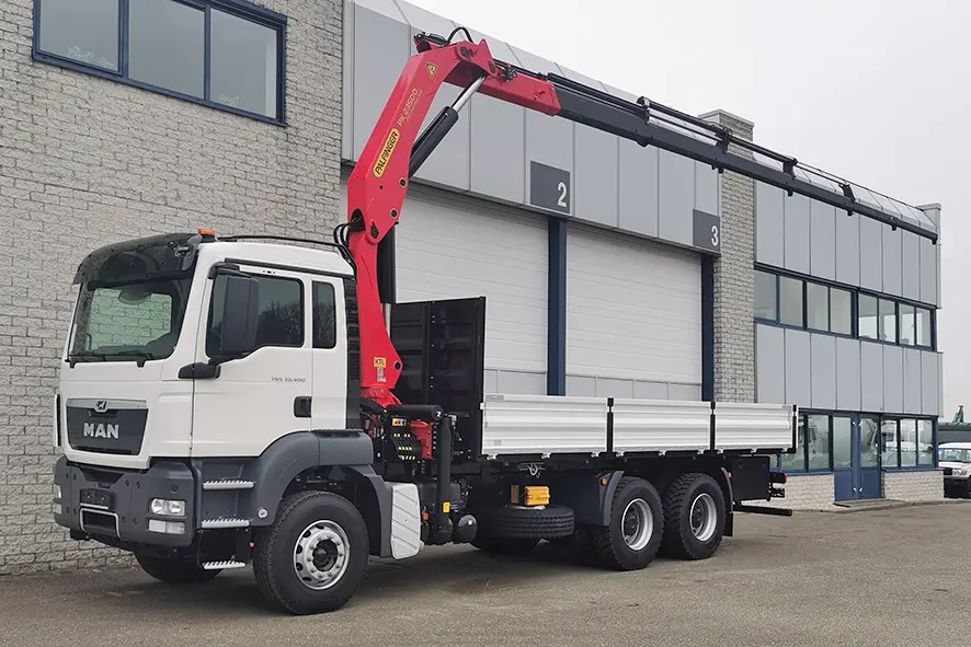 MAN TGS 33.400 BB-WW 6x4 Crane Truck 13
