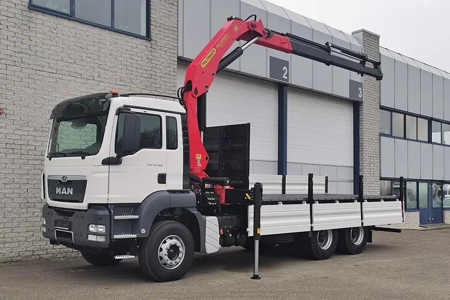 MAN TGS 33.400 BB-WW Camion grue 6x4 16
