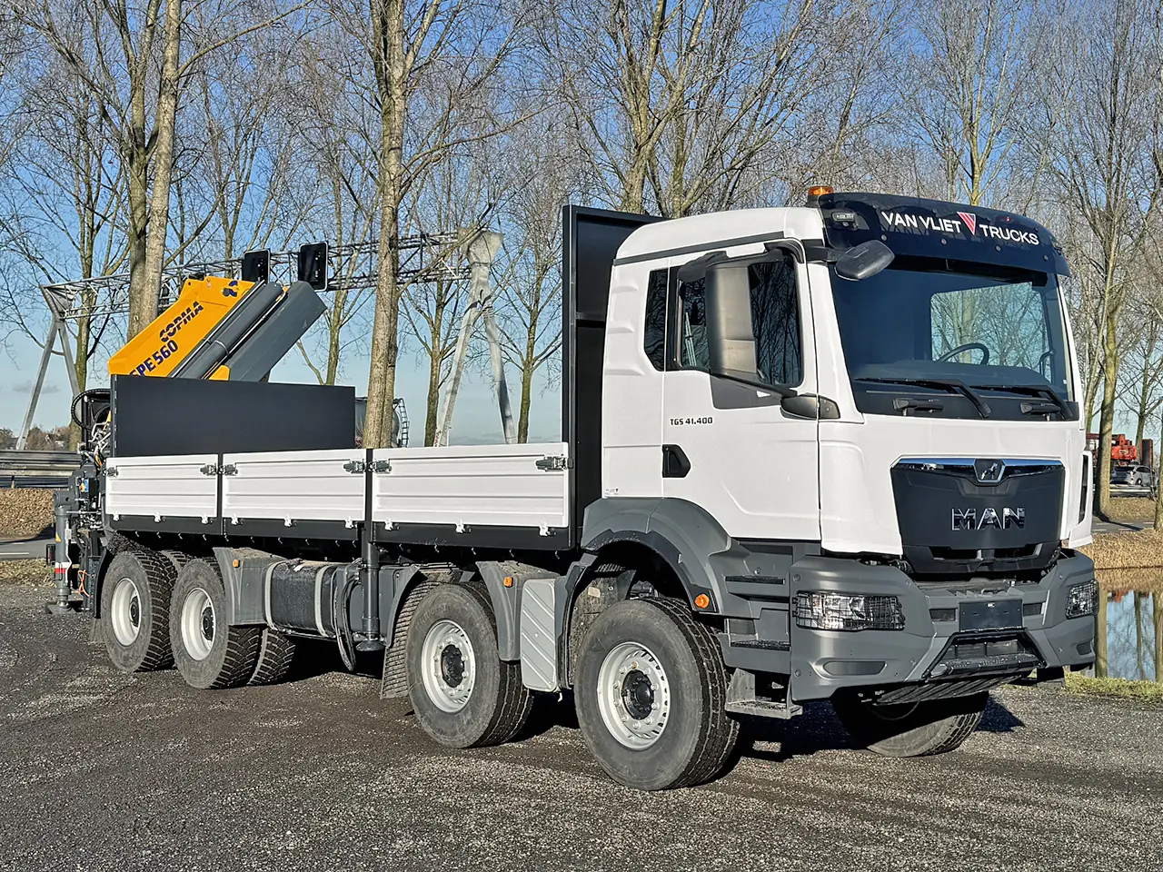 MAN TGS 41.400 BB CH 8x4 Camion grue