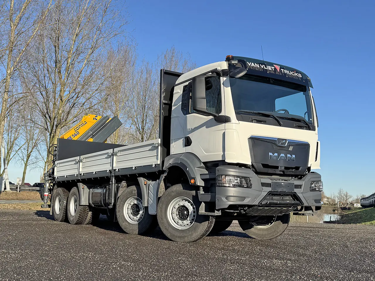 MAN TGS 41.400 BB CH Camion grue 8x4 4