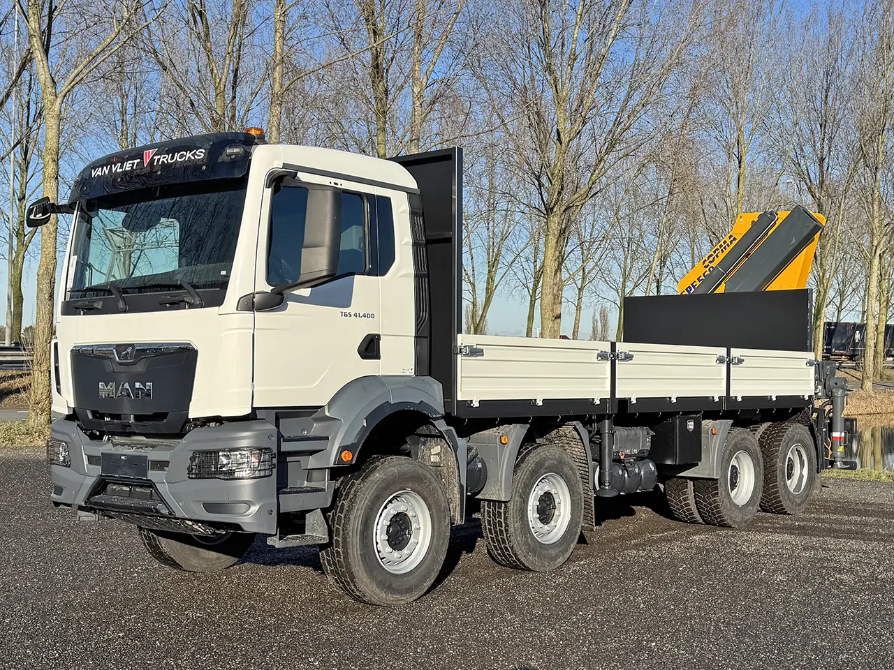 MAN TGS 41.400 BB CH Camion grue 8x4 8