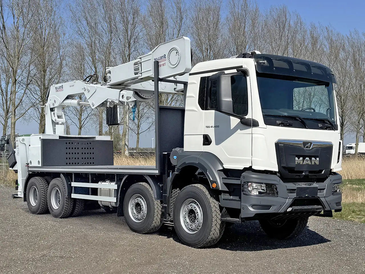 MAN TGS 41.400 BB CH 8x4 Crane Truck