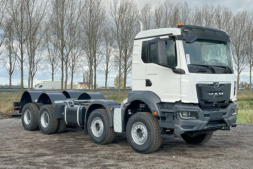 MAN TGS 41.400 BB CH Mixer Chassis Cabin 8x4