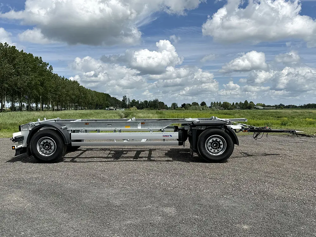 Schmitz Cargobull A.WF 18/L 2-Axle Flatbed Drawbar Trailer Twistlocks 5