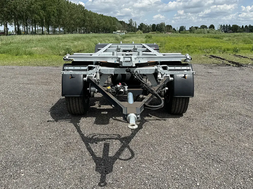 Schmitz Cargobull A.WF 18/L 2-Axle Flatbed Drawbar Trailer Twistlocks 7