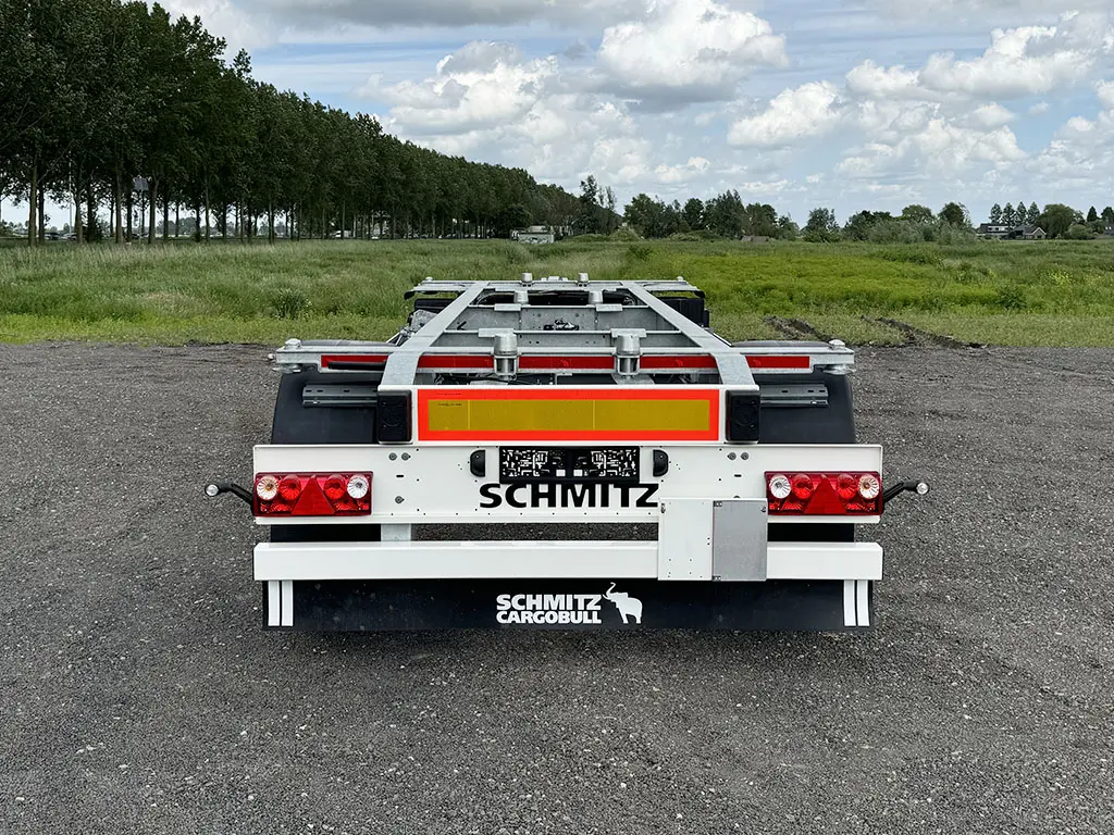 Schmitz Cargobull A.WF 18/L 2-Axle Flatbed Drawbar Trailer Twistlocks 8